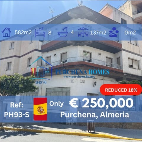 8 Zimmer Apartment zu verkaufen in Purchena - 250.000 € (Ref: 9995379)