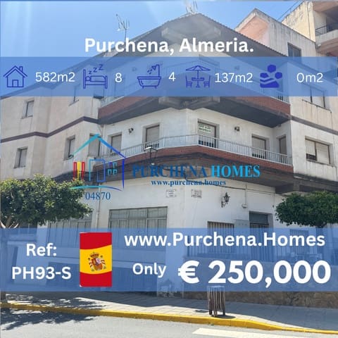 8 makuuhuone Huoneisto myytävänä paikassa Purchena - 250 000 € (Ref: 9995379)