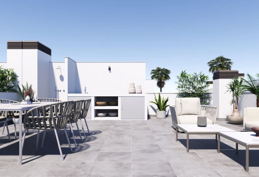 2 soveværelse Rækkehus til salg i Torre-Pacheco med swimmingpool garage - € 268.900 (Ref: 10136424)