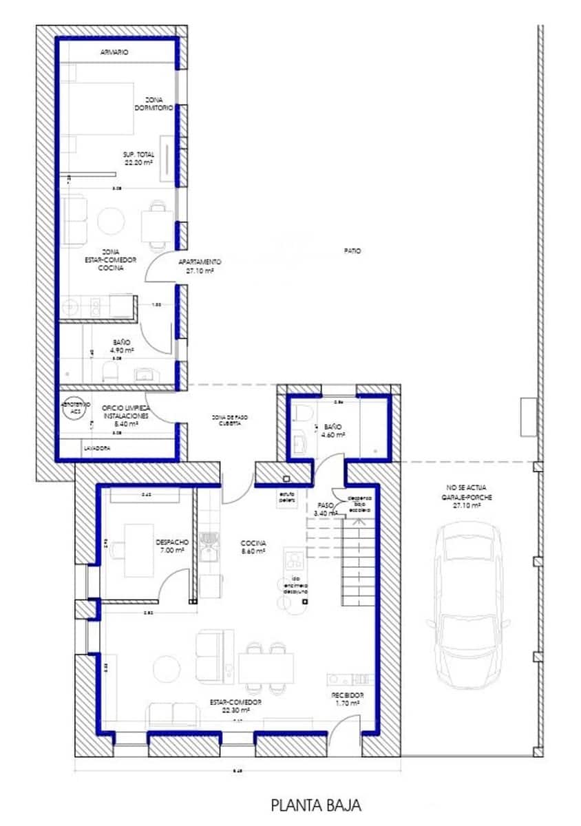 3 camera da letto Villa in vendita in Las Regueras con garage - 105.000 € (Rif: 10002560)