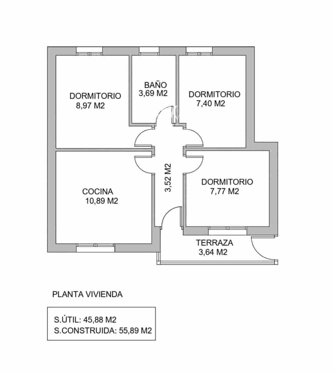 3 Zimmer Villa zu verkaufen in Pola de Somiedo - 99.000 € (Ref: 10160444)
