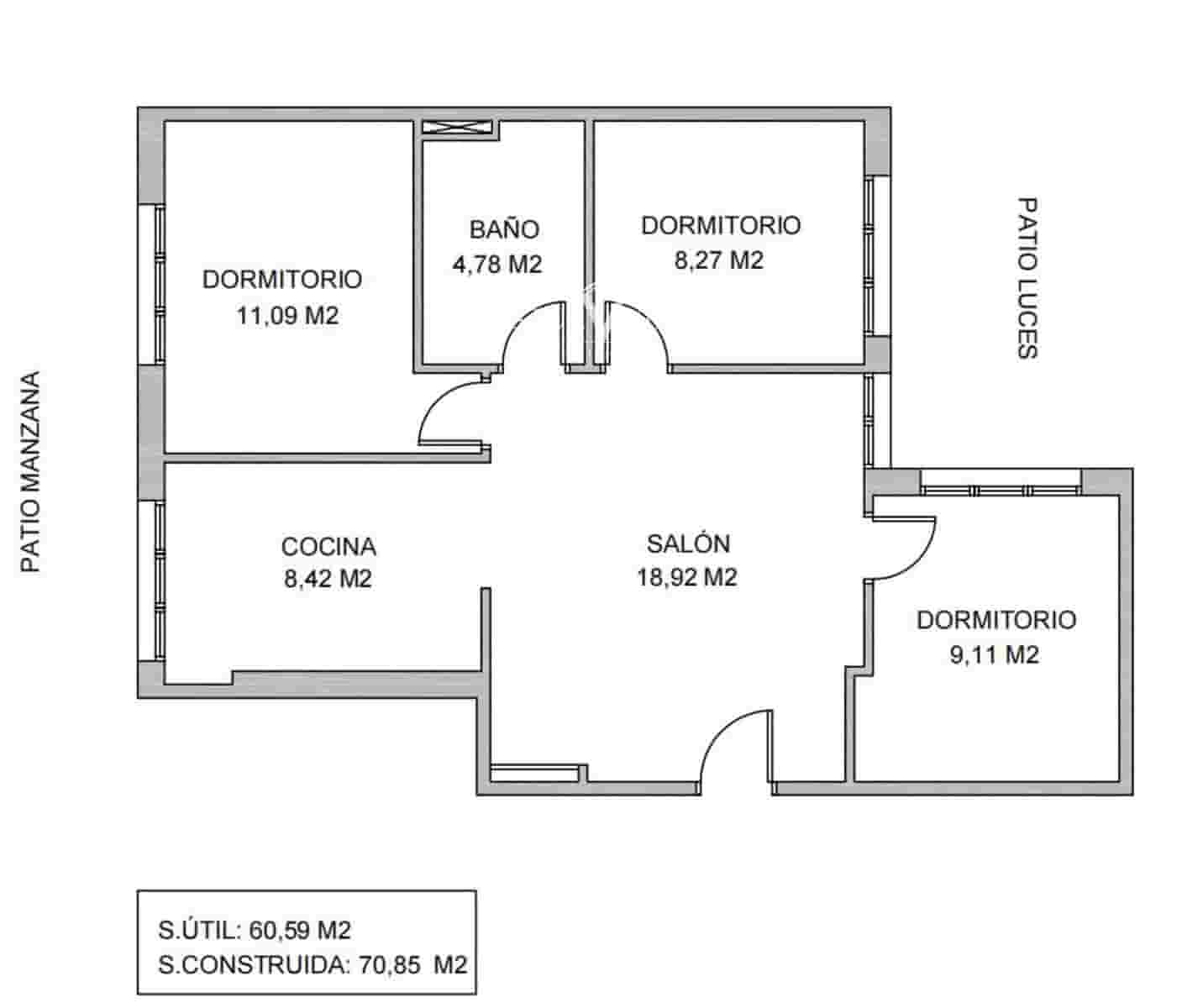 3 chambre Penthouse à vendre à Gijon - 210 000 € (Ref: 9806732)