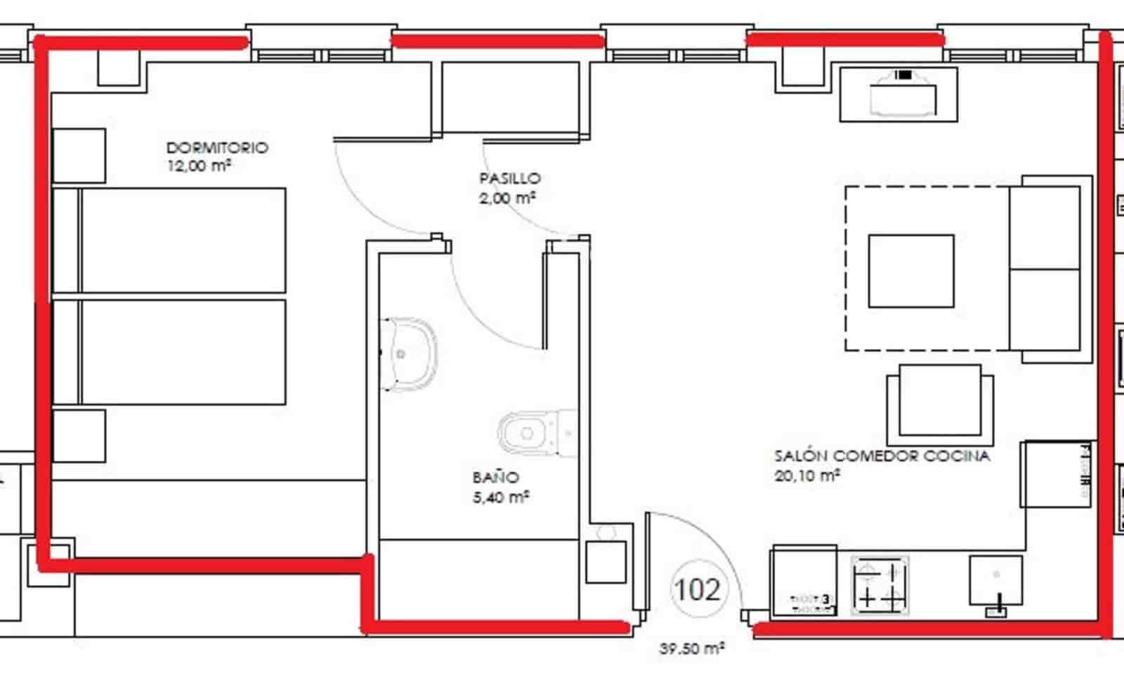 1 bedroom Flat for sale in Tapia de Casariego with garage - € 175,000 (Ref: 9857946)
