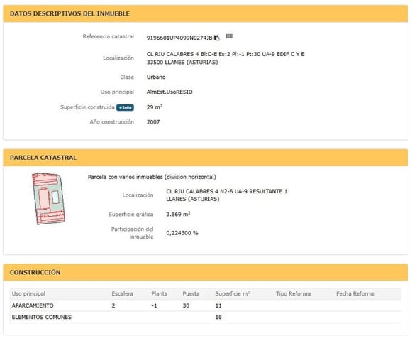 Garaż na sprzedaż w Llanes - 8 500 € (Ref: 9995412)