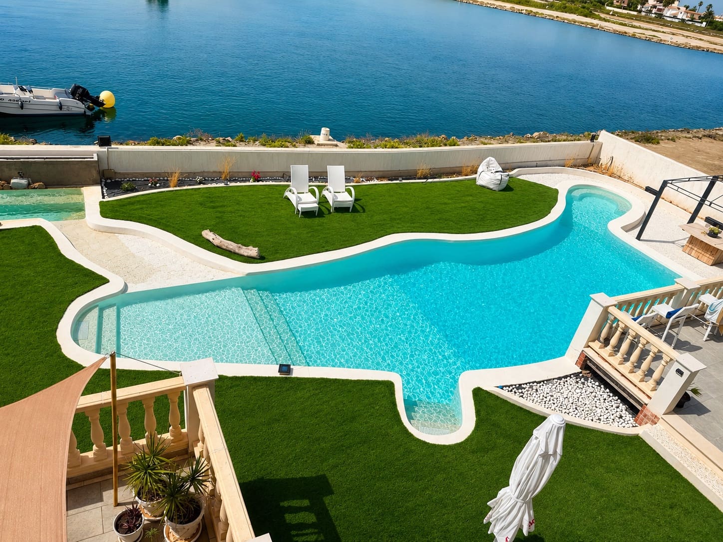 8 soveværelse Villa til salg i La Manga del Mar Menor med swimmingpool garage - € 3.200.000 (Ref: 10124675)