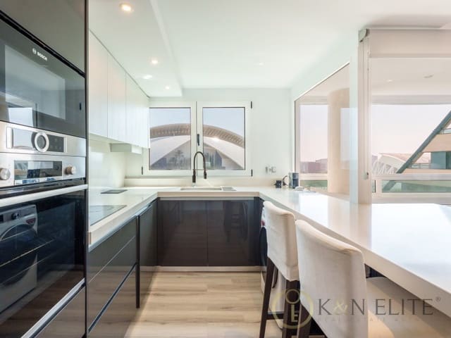 3 camera da letto Appartamento in vendita in Ciutat de les Arts i de les Ciencies, Valencia città con piscina - 730.000 € (Rif: 9784780)