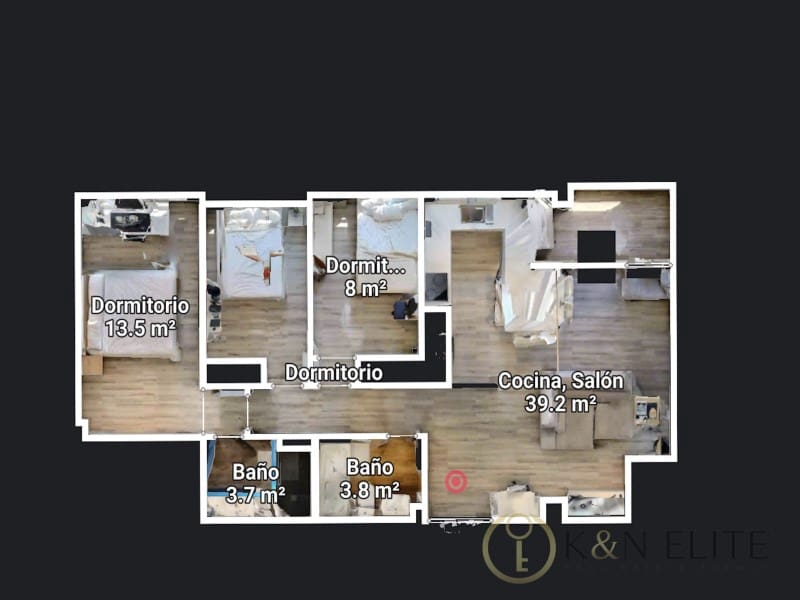 3 bedroom Flat for sale in Valencia city with pool - € 730,000 (Ref: 9784780)