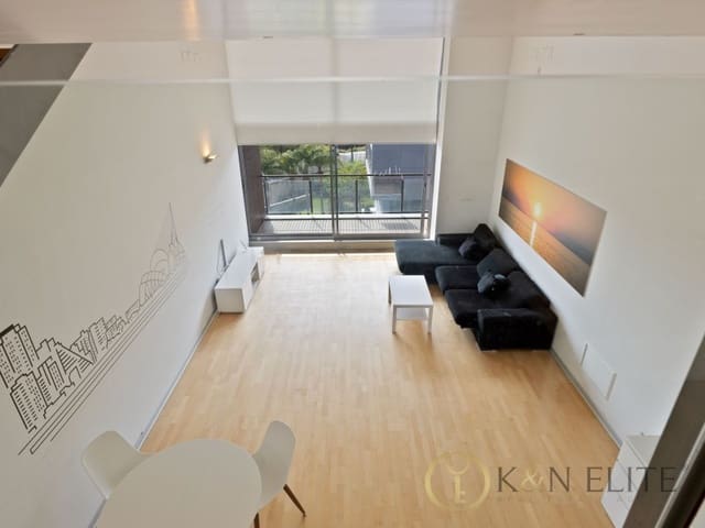 1 soverom Loft til leie i Patraix, Valencia by med svømmebasseng garasje - € 1 350 (Ref: 9970325)