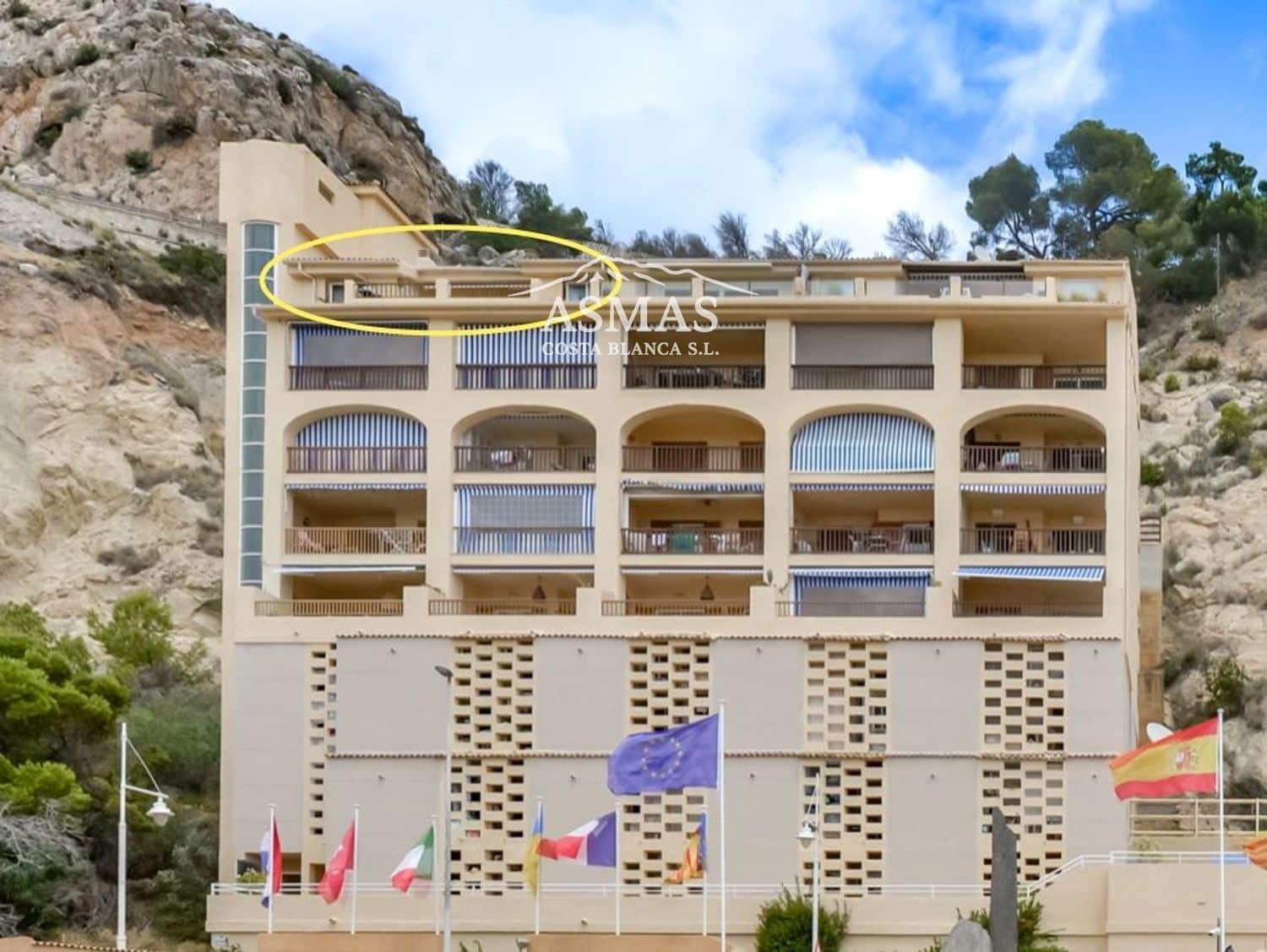 3 sypialnia Penthouse na sprzedaż w Altea z basenem garażem - 620 000 € (Ref: 10132305)
