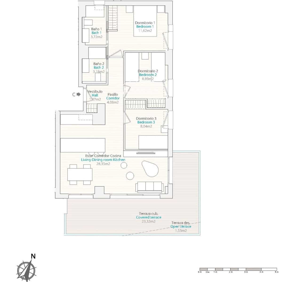 3 makuuhuone Asunto myytävänä paikassa Finestrat mukana uima-altaan - 750 000 € (Ref: 9816591)