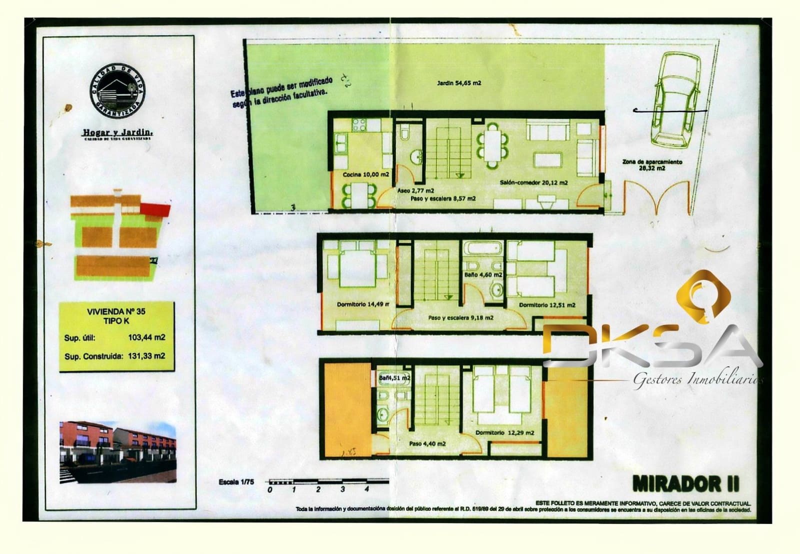 3 soverom Rekkehus til salgs i Almassora / Almazora - € 234 000 (Ref: 9805814)
