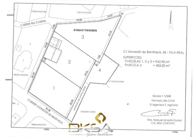 Byggetomt til salgs i Vila-real - € 299 000 (Ref: 9807912)
