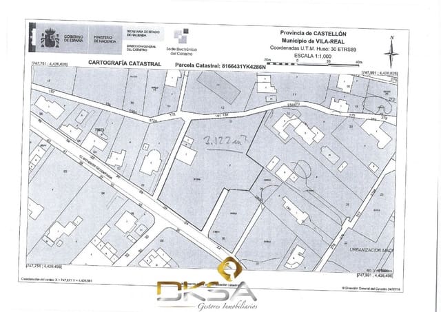 Byggetomt til salgs i Vila-real - € 299 000 (Ref: 9807912)