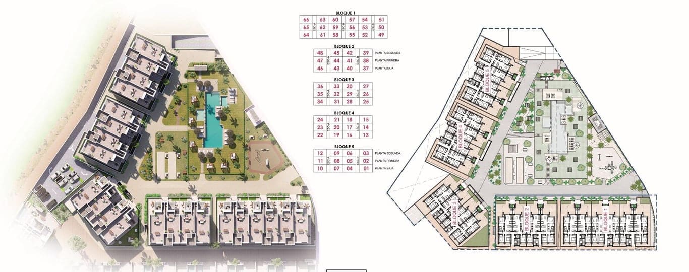 2 bedroom Apartment for sale in Los Alcazares with pool - € 319,000 (Ref: 9782449)