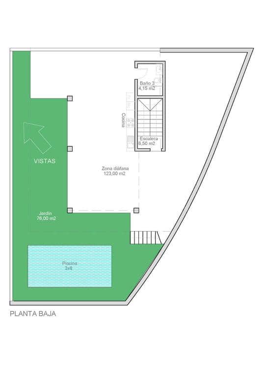 Chalet de 3 habitaciones en Ciudad Quesada en venta con piscina - 598.000 € (Ref: 9782464)