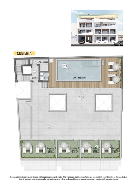 1 bedroom Apartment for sale in Torrevieja with pool - € 239,000 (Ref: 9816127)