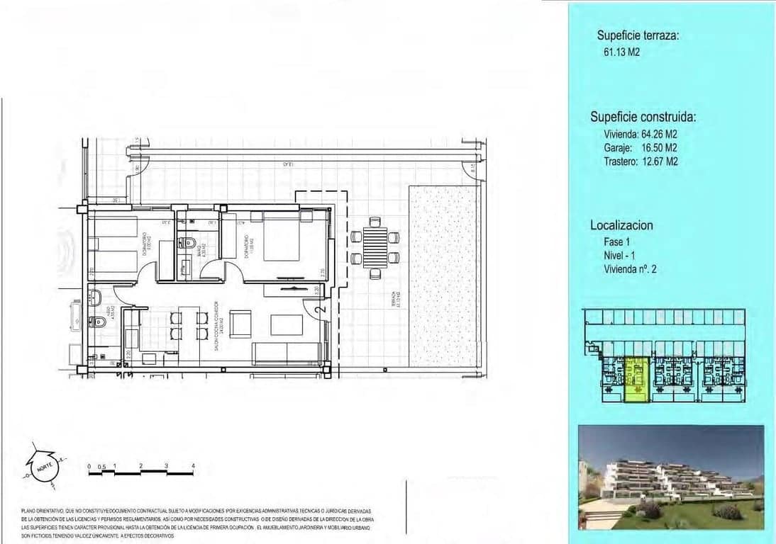 2 bedroom Apartment for sale in Vera with pool - € 240,450 (Ref: 9816133)