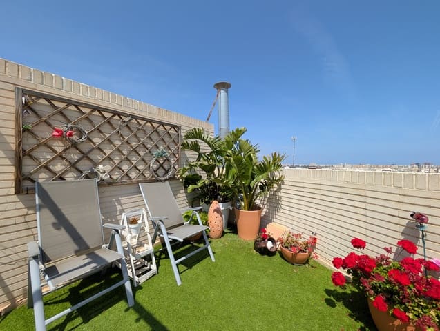 3 sypialnia Penthouse na sprzedaż w Albufereta, Miasto Alicante / Alacant z basenem garażem - 586 000 € (Ref: 9778403)