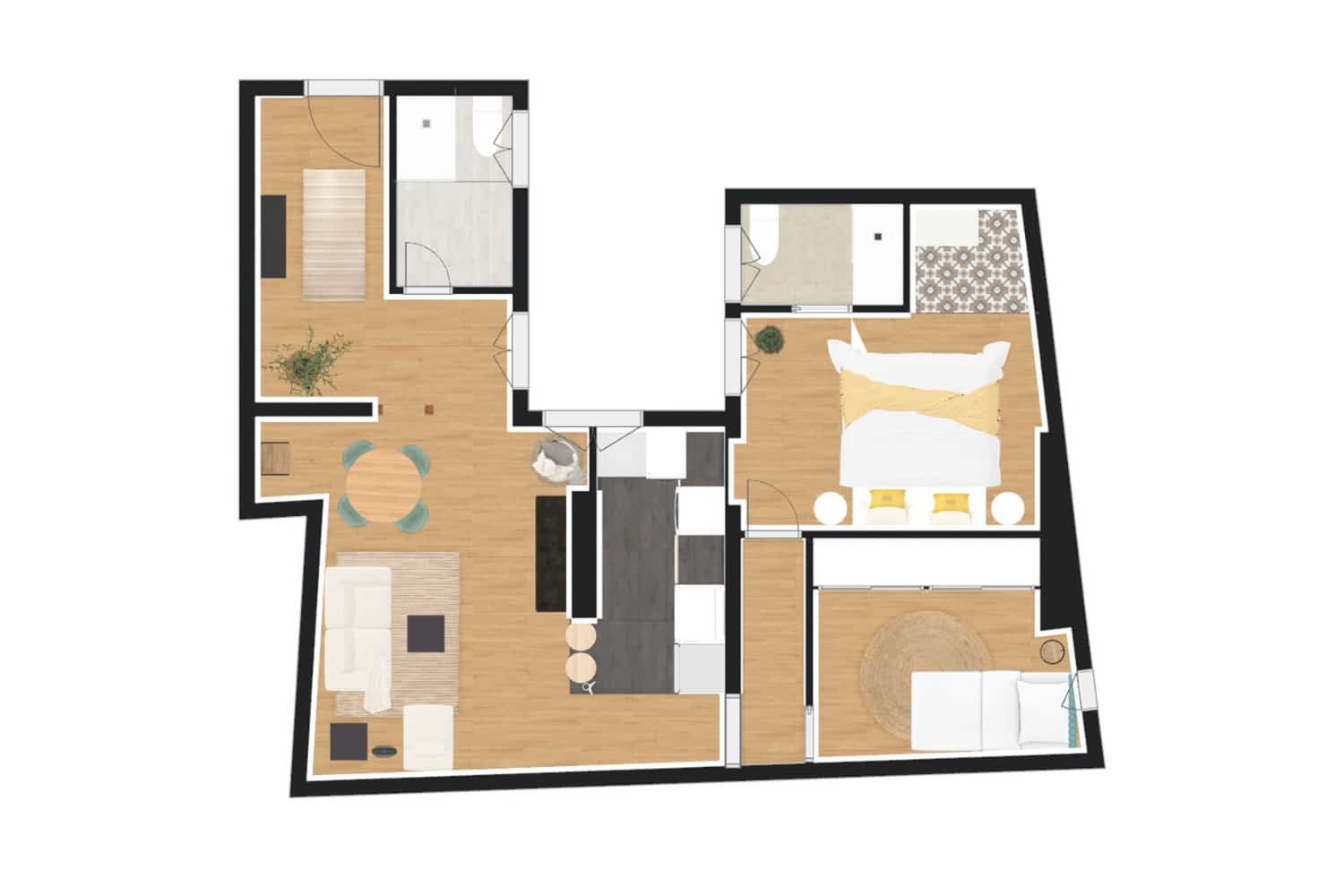 2 soverom Leilighet til salgs i Madrid by - € 520 000 (Ref: 9795587)