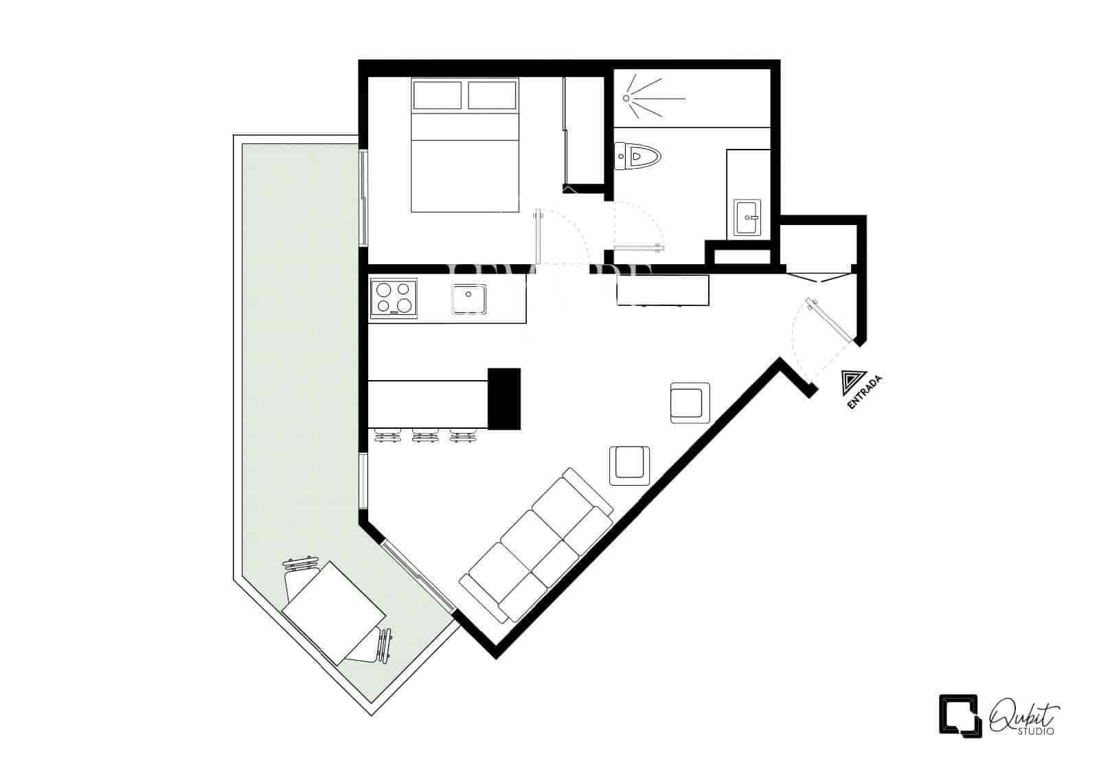 1 soverom Leilighet til salgs i Golf del Sur med svømmebasseng - € 249 000 (Ref: 10103586)