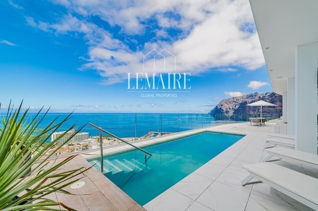 3 quarto Penthouse para venda em Los Gigantes, Santiago del Teide com piscina garagem - 2 495 000 € (Ref: 10103587)