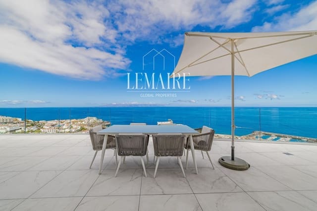 3 quarto Penthouse para venda em Los Gigantes, Santiago del Teide com piscina garagem - 2 495 000 € (Ref: 10103587)