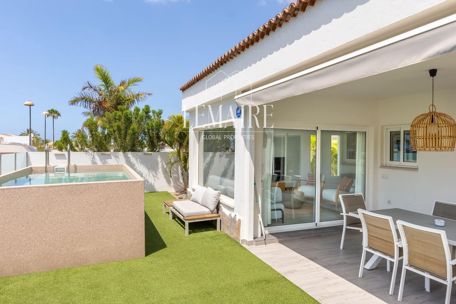 2 makuuhuone Huvila myytävänä paikassa Palm-Mar mukana uima-altaan - 790 000 € (Ref: 10103591)