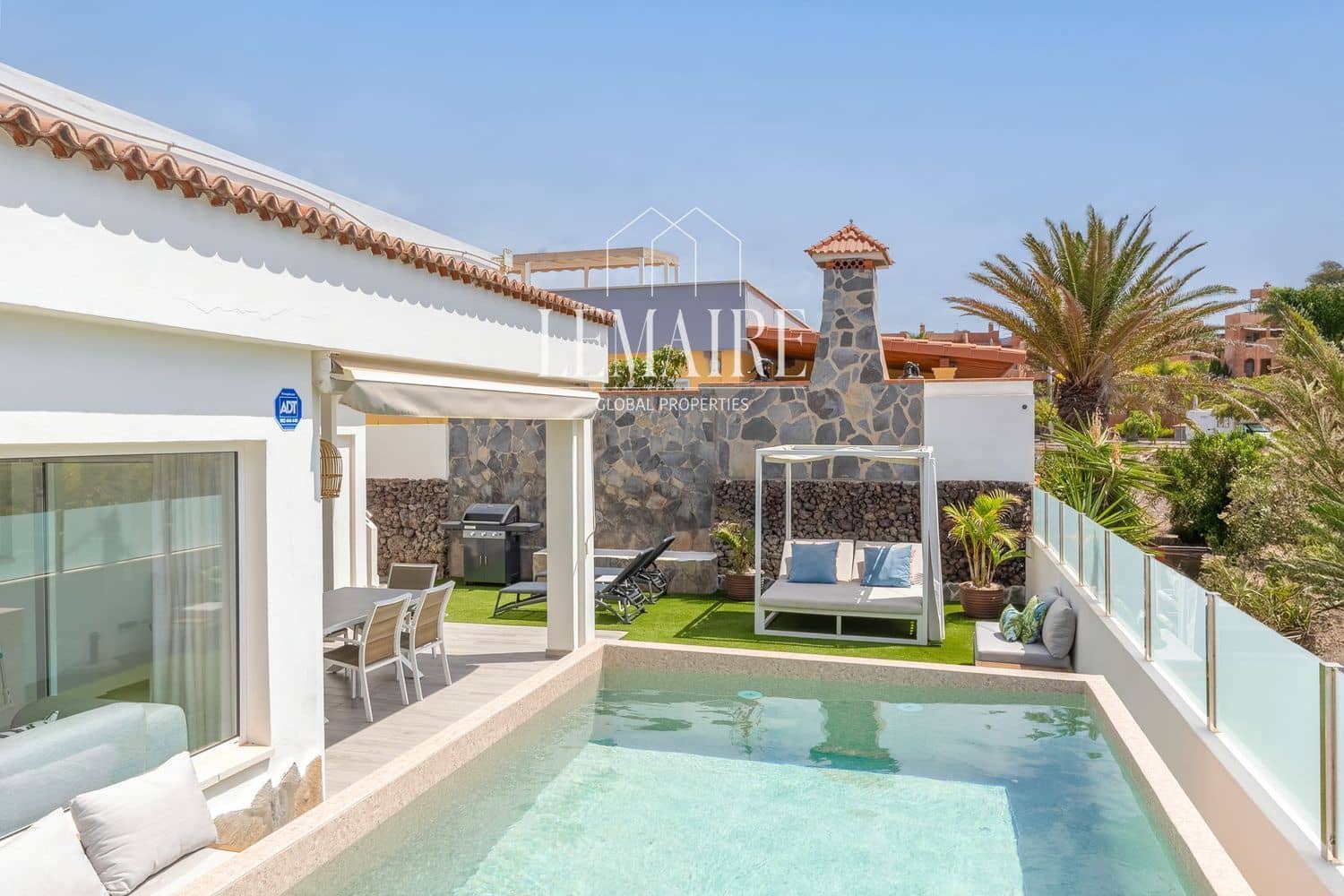 2 makuuhuone Huvila myytävänä paikassa Palm-Mar mukana uima-altaan - 790 000 € (Ref: 10103591)