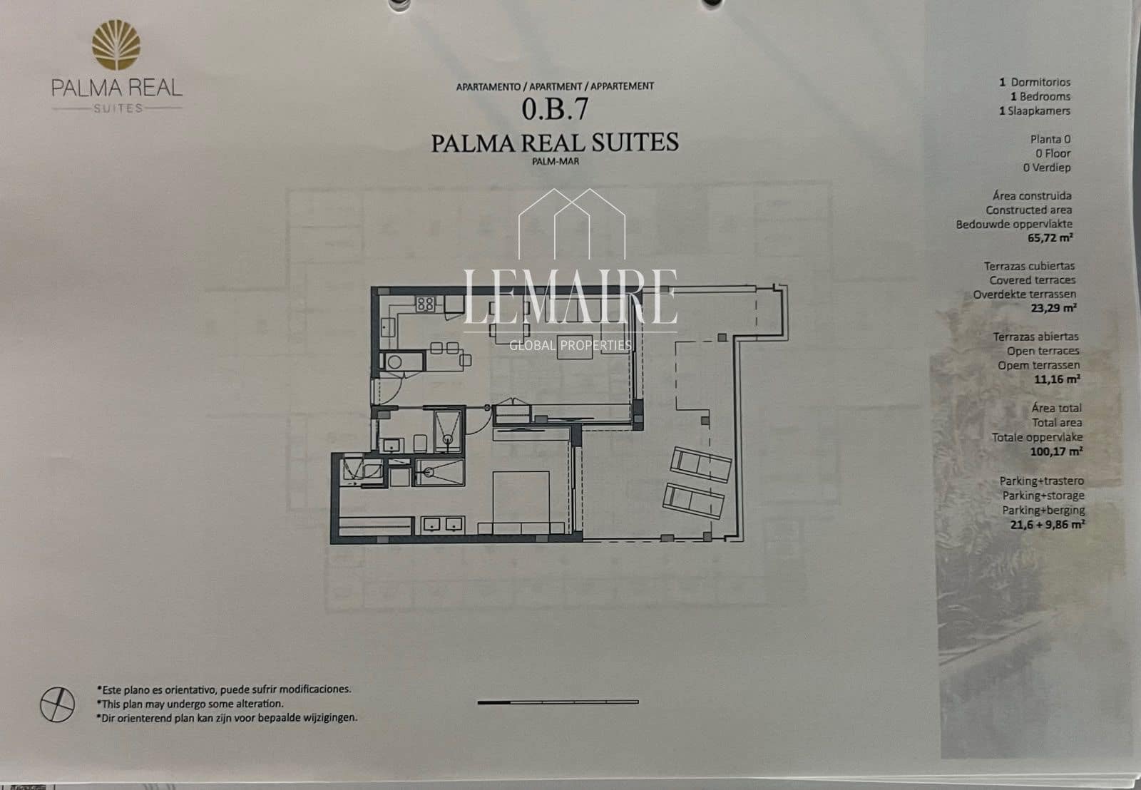 1 sypialnia Mieszkanie na sprzedaż w Palm-Mar z basenem garażem - 378 500 € (Ref: 10181738)