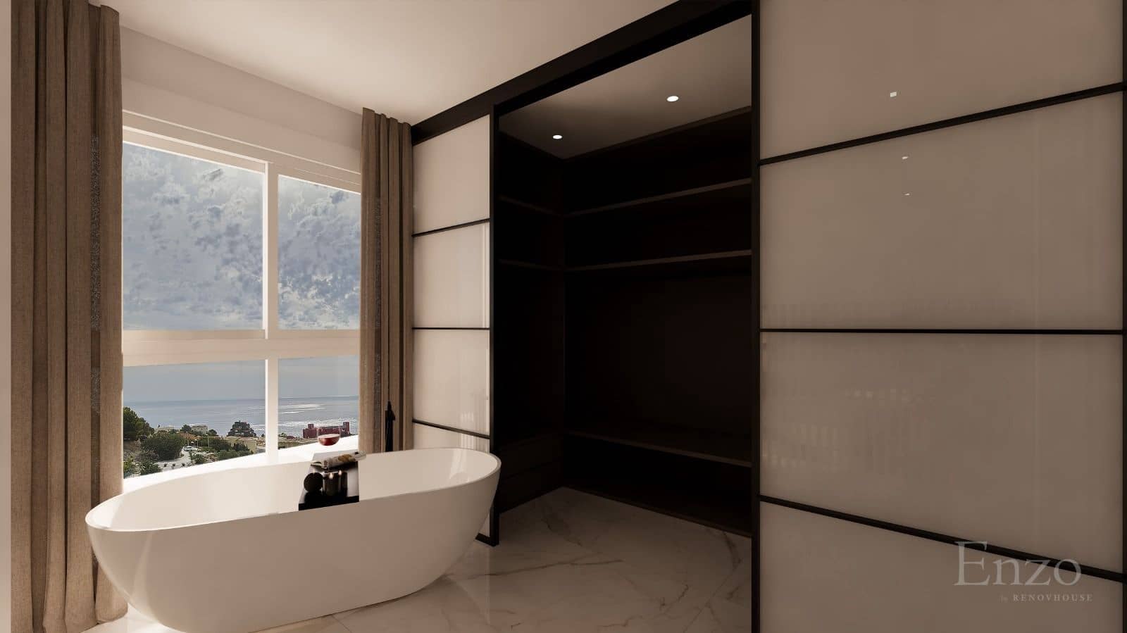 3 makuuhuone Kattohuoneisto myytävänä paikassa Calpe / Calp mukana uima-altaan 
autotalli - 1 250 000 € (Ref: 9793250)