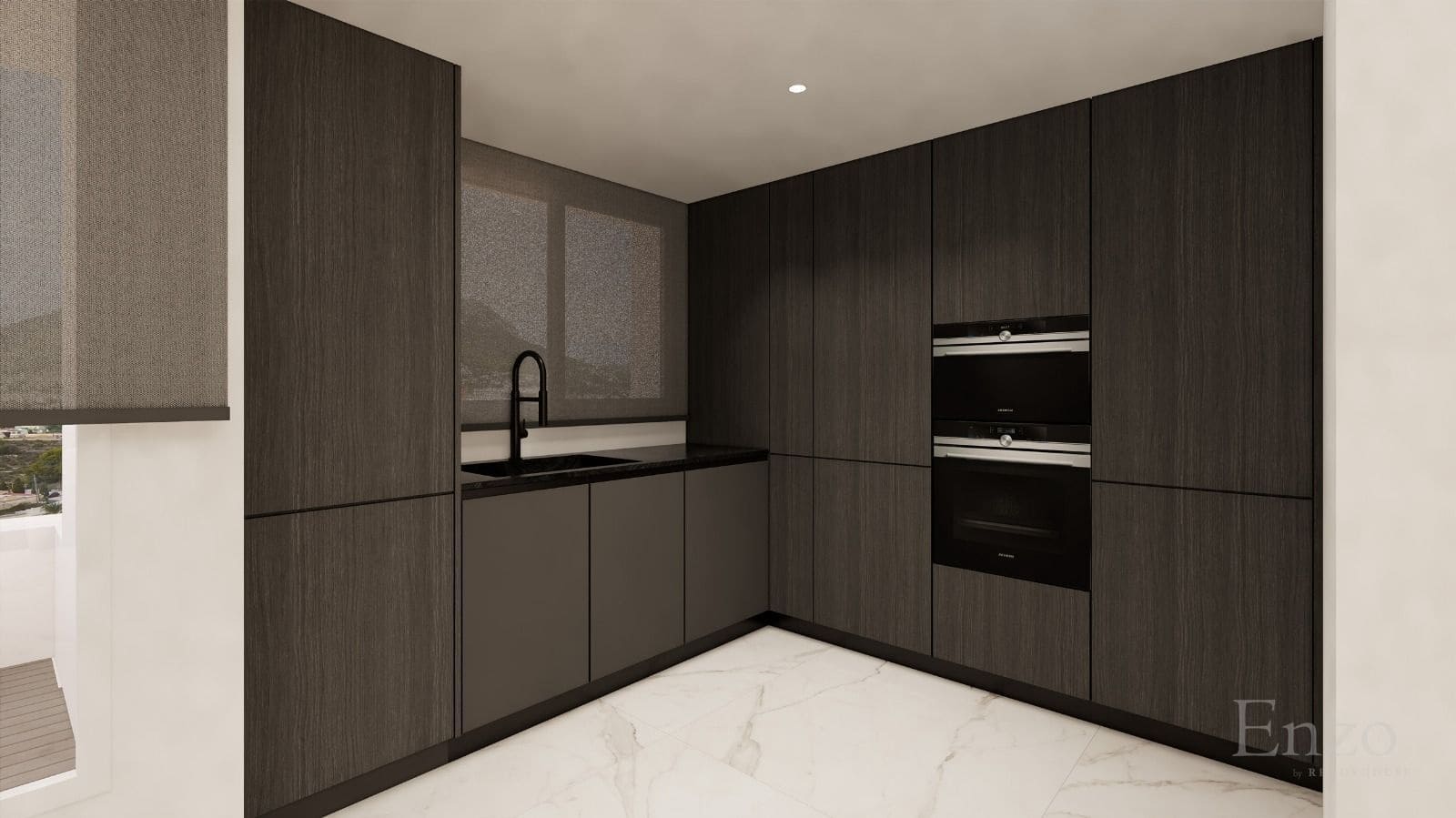 3 makuuhuone Kattohuoneisto myytävänä paikassa Calpe / Calp mukana uima-altaan 
autotalli - 1 250 000 € (Ref: 9793250)