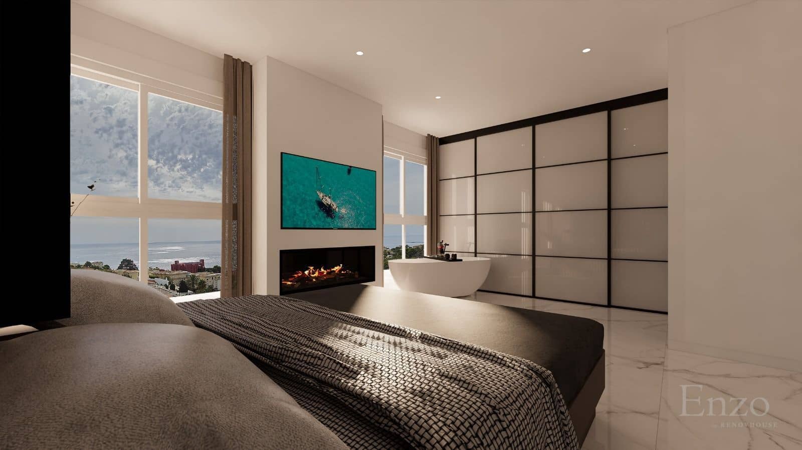 3 makuuhuone Kattohuoneisto myytävänä paikassa Calpe / Calp mukana uima-altaan 
autotalli - 1 250 000 € (Ref: 9793250)