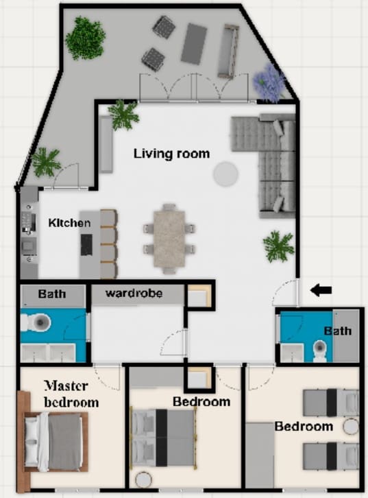 3 sovrum Lägenhet till salu i Fuengirola med pool garage - 690 000 € (Ref: 9830325)