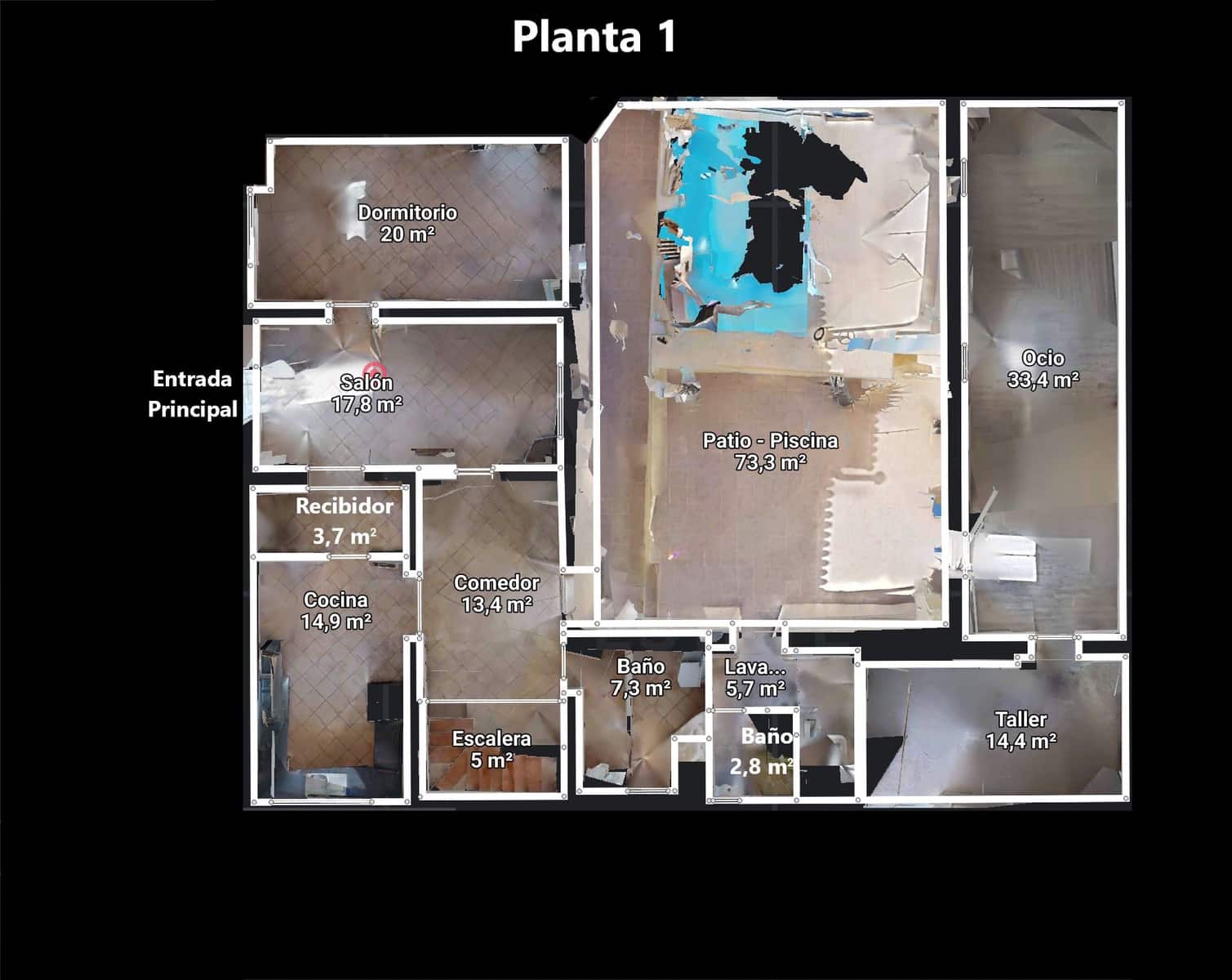 3 Zimmer Villa zu verkaufen in Aspe mit Pool - 369.000 € (Ref: 10001353)