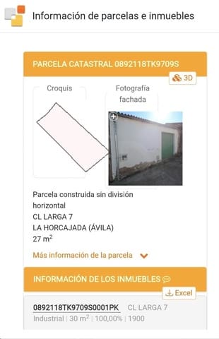 Maison de Ville à vendre à La Horcajada - 19 900 € (Ref: 10002522)