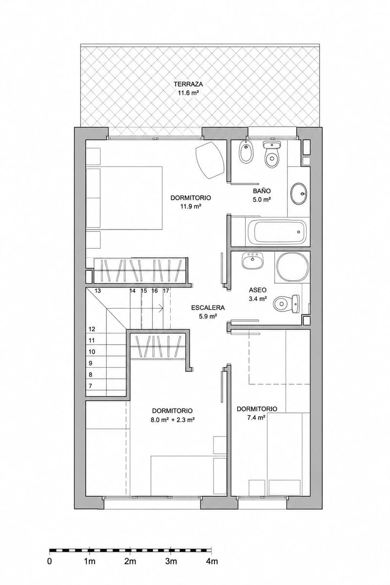 3 quarto Moradia em Banda para venda em Vilafranca del Penedes com piscina garagem - 375 000 € (Ref: 10004933)