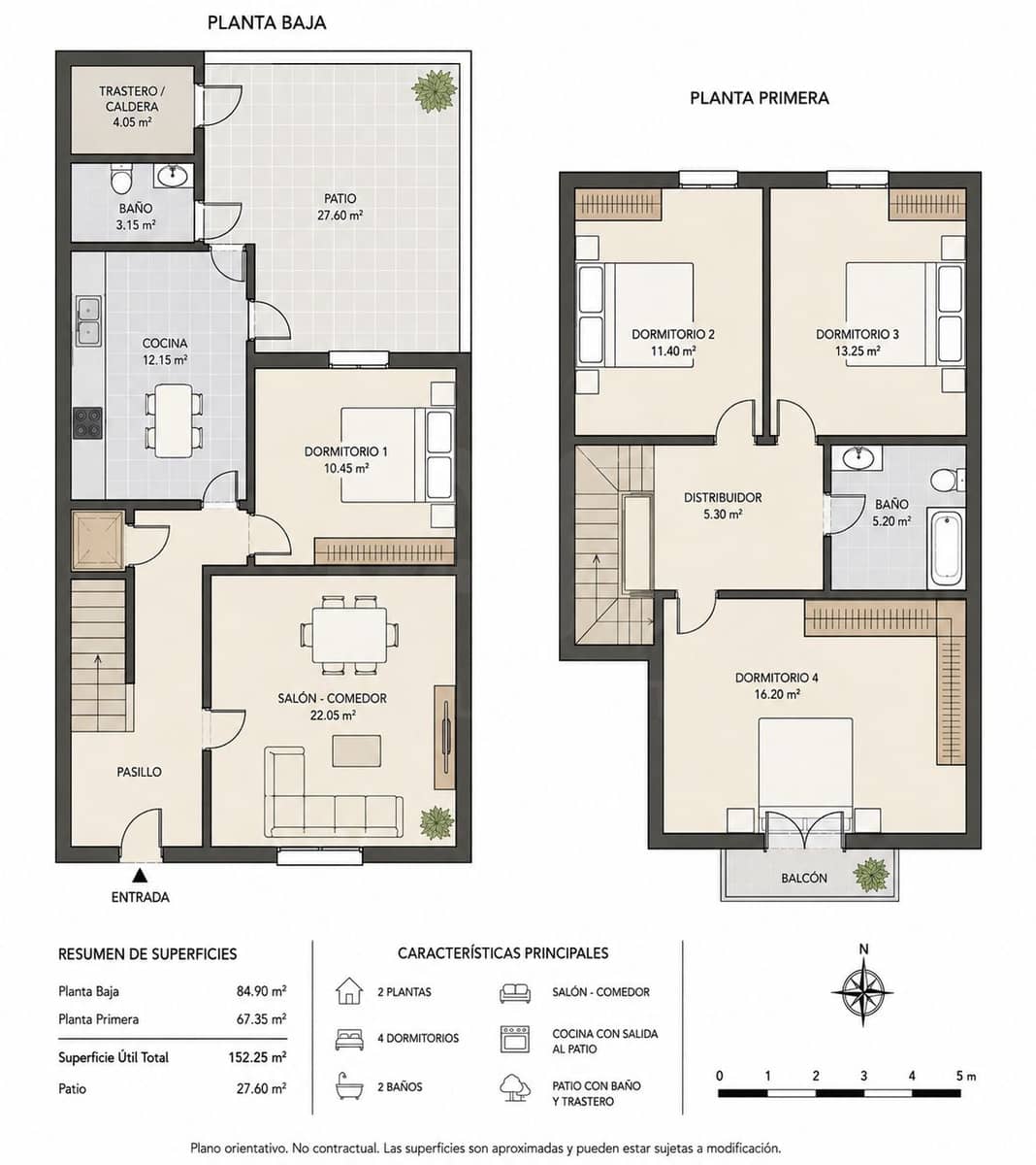 Casa de 4 habitaciones en Baza en venta - 105.000 € (Ref: 10008176)
