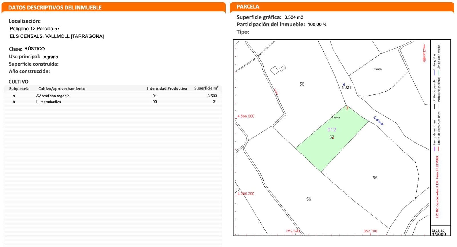 Finca/Landhuis te koop in Vallmoll - € 22.500 (Ref: 10009154)