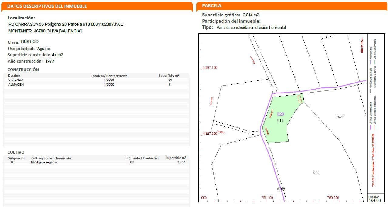 2 Zimmer Haus zu verkaufen in Oliva mit Garage - 80.000 € (Ref: 10010129)