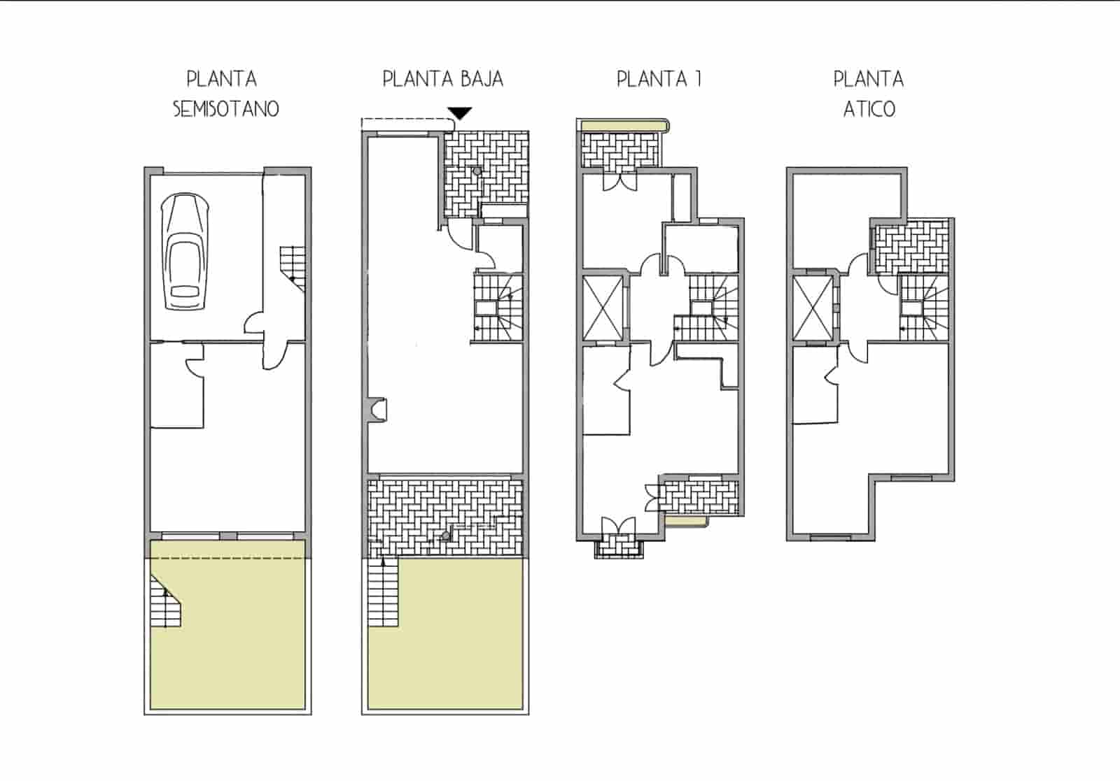 4 Zimmer Reihenhaus zu verkaufen in Rincon de la Victoria mit Pool Garage - 520.000 € (Ref: 10012573)