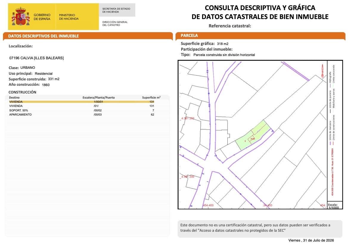 3 sovrum Villa att hyra i Es Capdella med garage - 2 300 € (Ref: 10018558)