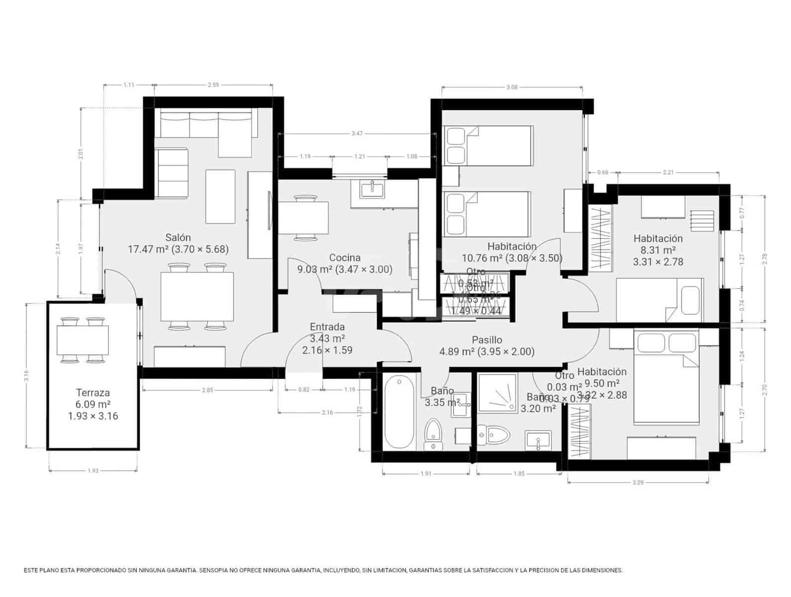 3 Zimmer Apartment zu verkaufen in Pontevedra Stadt mit Pool Garage - 315.000 € (Ref: 10021553)