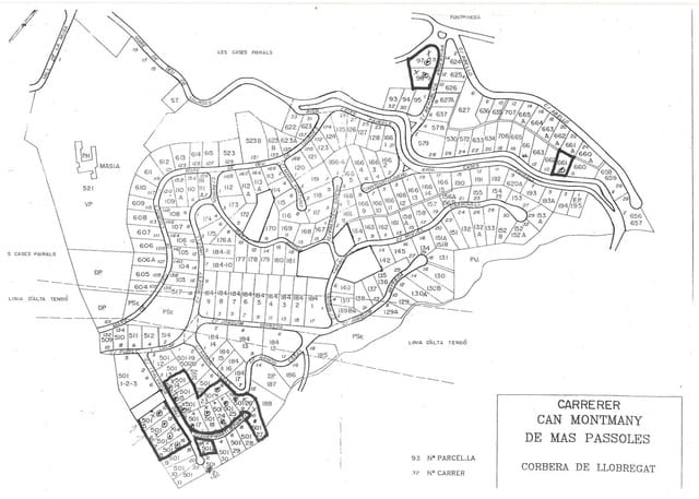 Działka budowlana na sprzedaż w Corbera de Llobregat - 60 000 € (Ref: 10021643)