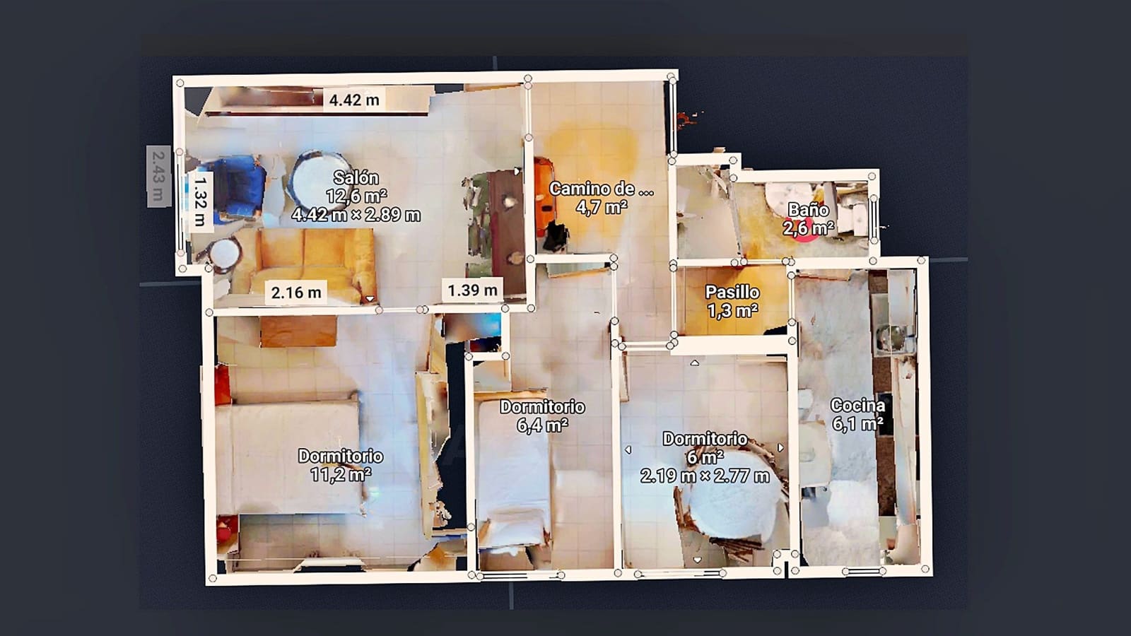 3 makuuhuone Huoneisto myytävänä paikassa Alicante kaupunki - 156 000 € (Ref: 10023292)