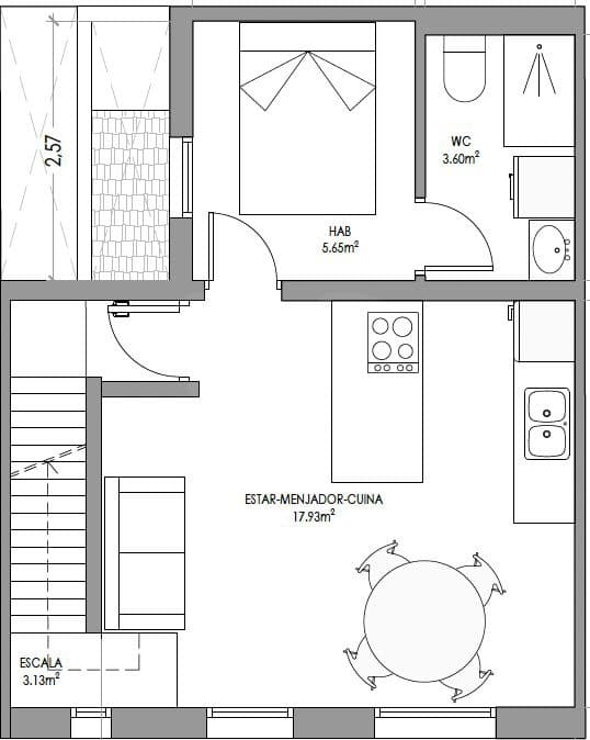 3 slaapkamer Rijtjeshuis te koop in Badalona - € 449.000 (Ref: 10029763)