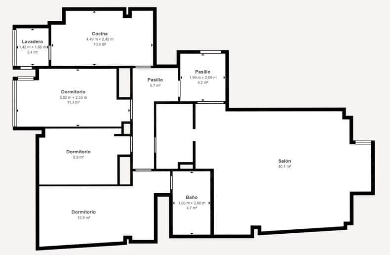 3 chambre Appartement à vendre à Madrid ville avec garage - 820 000 € (Ref: 10031382)