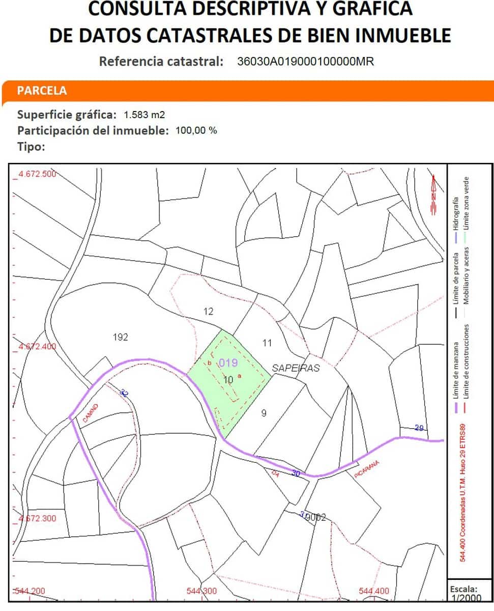 Building Plot for sale in Mondariz - € 50,000 (Ref: 10032105)