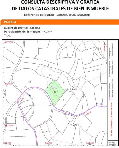 Building Plot for sale in Mondariz - € 50,000 (Ref: 10032105)