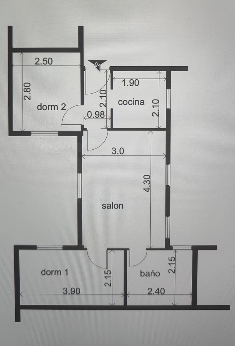 2 soveværelse Lejlighed til salg i Madrid by - € 660.000 (Ref: 10034536)