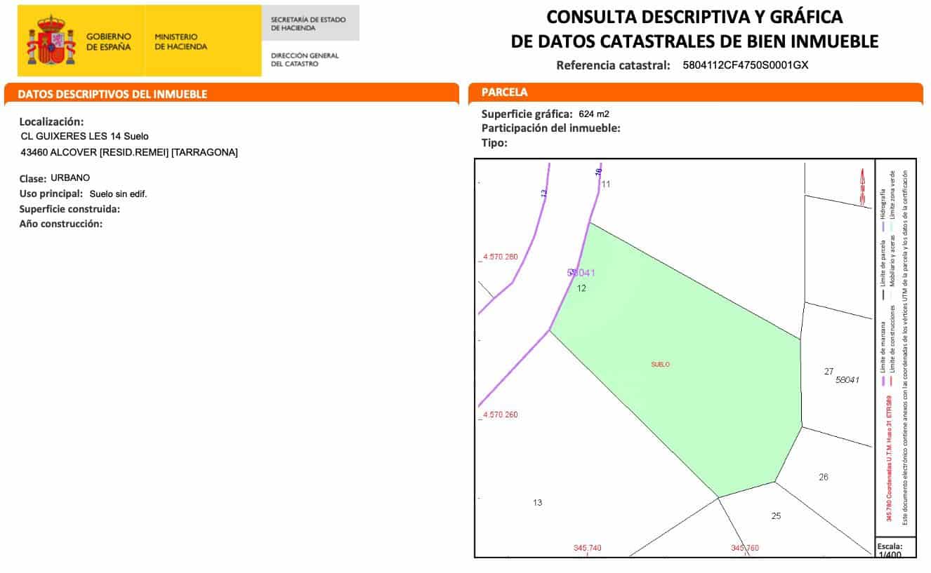 Działka budowlana na sprzedaż w Alcover - 29 000 € (Ref: 10034814)